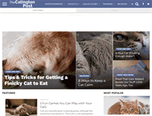 Tablet Screenshot of catingtonpost.com